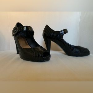 Franco Sarto ladies black high heels 7M